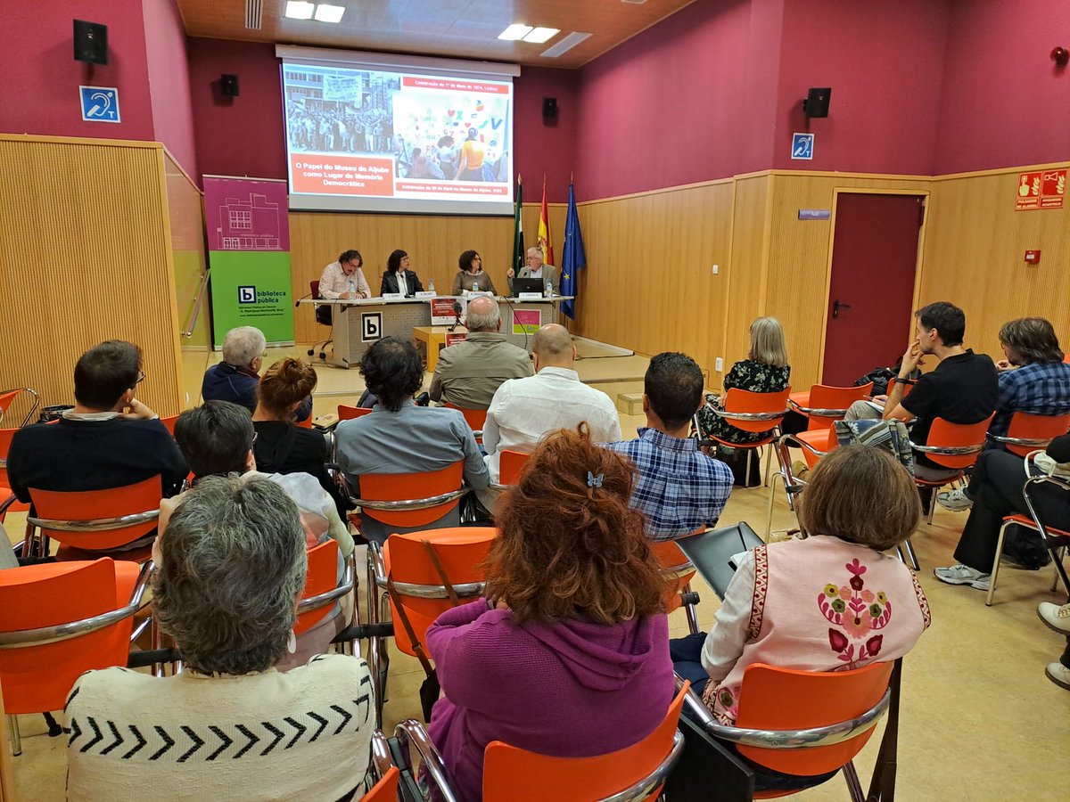🌍 En la Jornada Internacional de Memoria Histórica con Perspectiva Ibérica, discutimos la importancia de los espacios de represión y reclusión. 🏛️ Ponentes: Luis Farinha (Museu do Aljube), Aida Rechena (MNRL), Núria Ricart (EUROM - UB). Moderador: Jordi Guixé <a href="/euromemories/">EUROM</a>