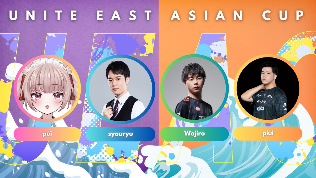 6mo_kk's tweet photo. #UEAC
UNITE EAST ASIAN CUP
おつかれさまでした〜!
配信におけるデザイン全般を担当させていただきました🪂✨
大会告知デザイン(なみのりで海を渡るゲッコウガ)を引き継ぎながら、最新のバトルパスのイメージをかけ合わせて、勢いのあるデザインにしてみました👾🪄
ALL TEAM GG🌼 https://t.co/y4fxhmw5nZ