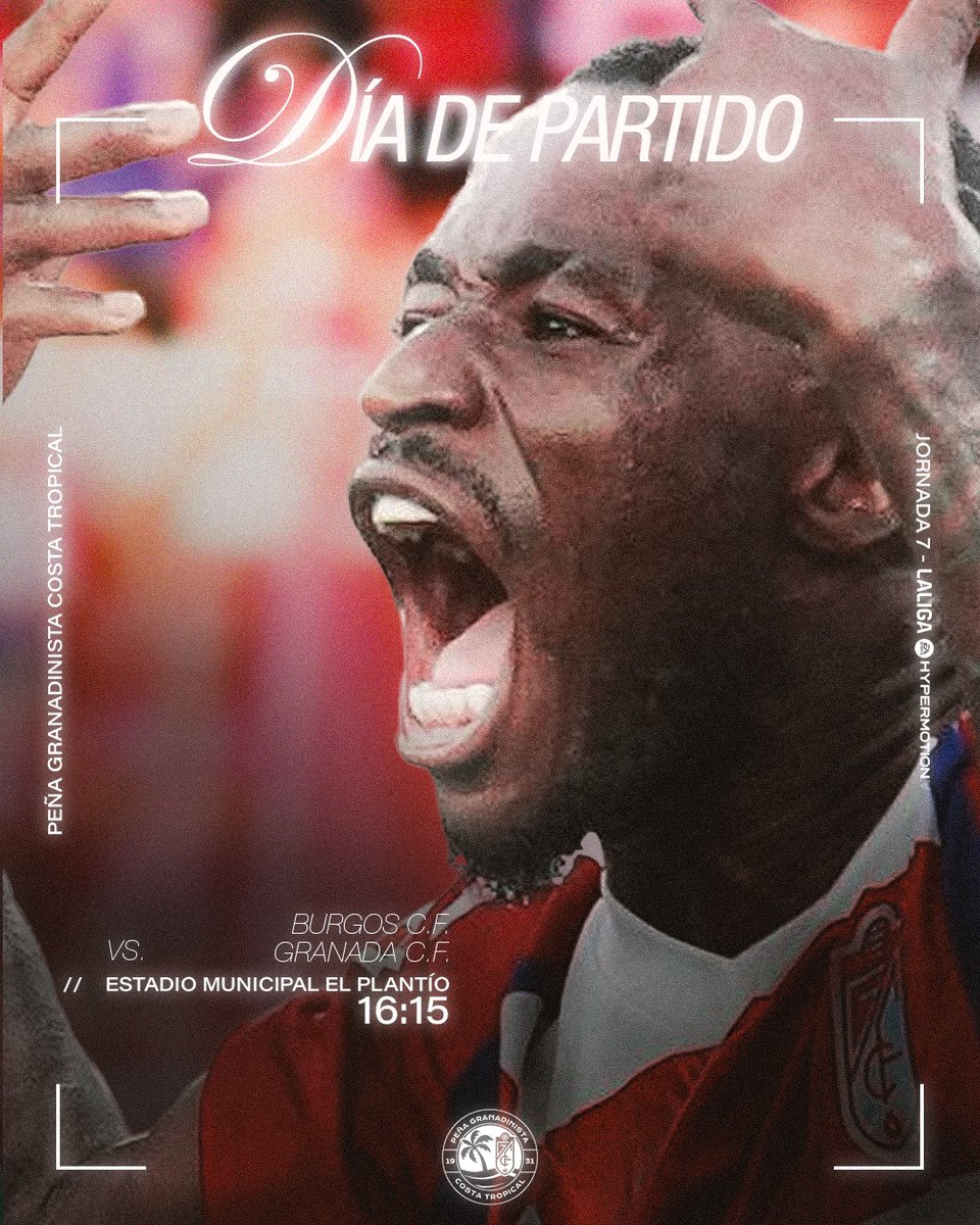 pgcostatropical's tweet photo. Hoy juega nuestro @GranadaCF contra el @Burgos_CF, hoy es ¡#Matchday! ❤️🤍❤️🤍

En la anterior etapa apenas probamos el jamón, pero hoy comeremos morcilla. https://t.co/lkHCVCpUuD