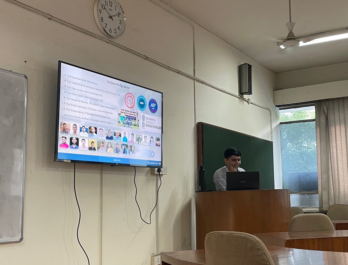 Thrilled to share that I’ve successfully defended my PhD at <a href="/iitdelhi/">IIT Delhi</a> 🎓 OHEDL lab' Excited for what’s next! 🌟 #PhD #IITDelhi #OrganicSolarCells #AIInResearch #RenewableEnergy