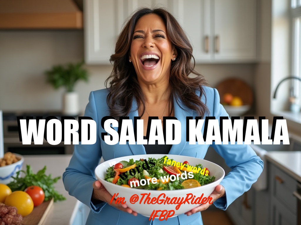 Trump is out on the stump daily, doing interviews, making speeches and talking to anyone and everyone.

Kamala hides and prefers the teleprompter and limited scripted interviews. She makes absolutely no sense when she speaks candidly and off the cuff.

Vote Trump/Vance!