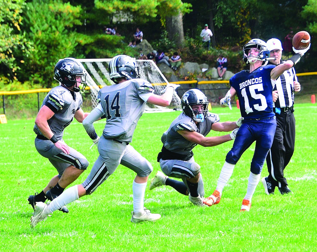 Congrats to <a href="/BHSBroncos/">Burrillville HS Broncos</a> and <a href="/burrillvillefb/">Gennaro Ferraro</a> on their 43-21 win over <a href="/PilgrimPatriots/">Pilgrim HS Football</a> in the home opener at Alumni Field Saturday. Read all about it in Monday's <a href="/WoonsocketCall/">The Woonsocket Call</a>
