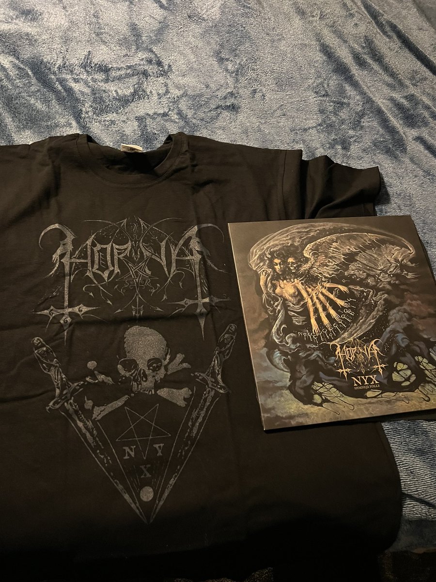 satancblckmetal's tweet photo. HORNA “NYX (Hymnejä Yölle) 2024 #horna #finnishblackmetal #worldterrorcommittee https://t.co/vQVzsIzPwT