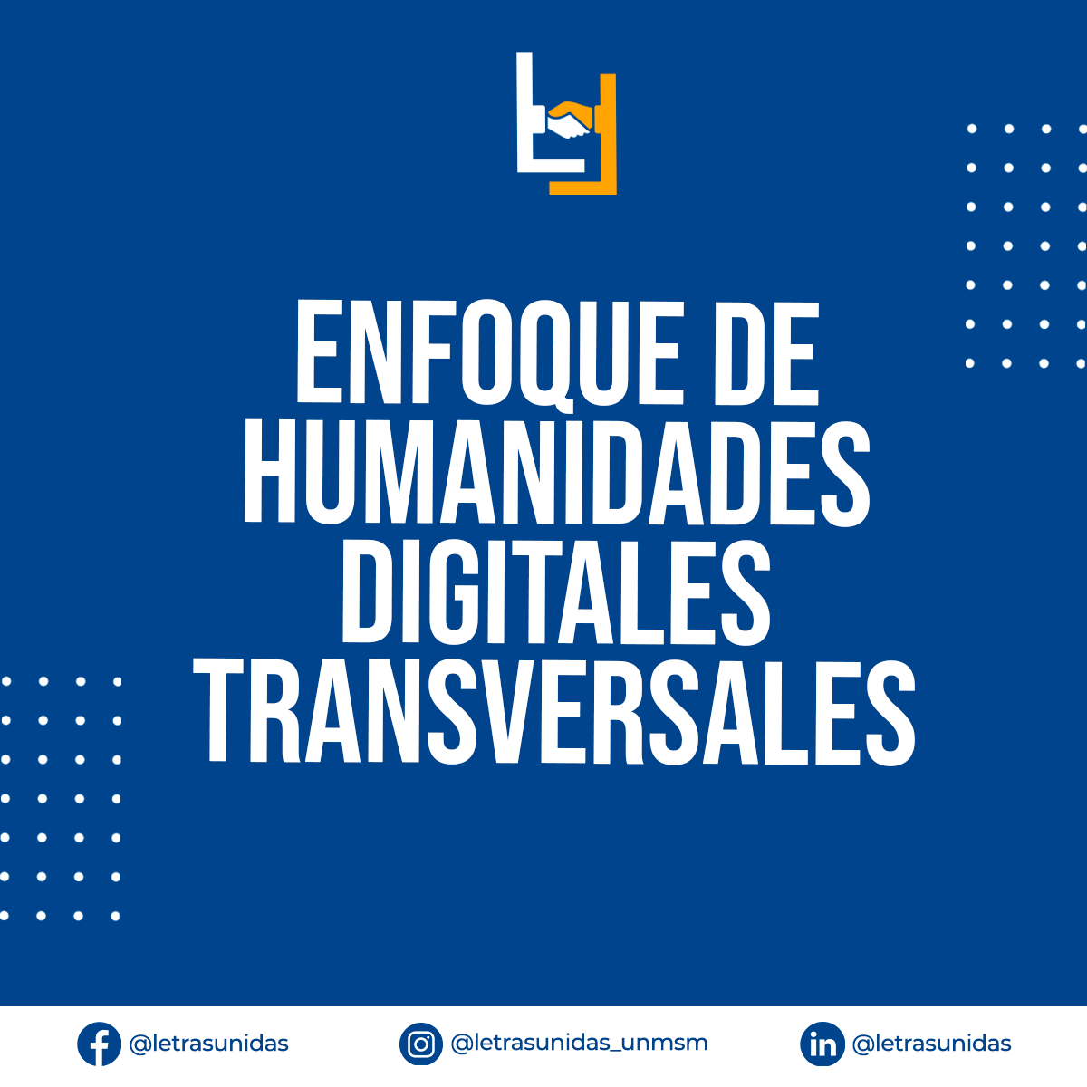 LetrasUnidas_24's tweet photo. En Letras Unidas queremos transformar, con el liderazgo de Alonso Estrada, toda la Facultad de Letras hacia un modelo interdisciplinario que conecte las humanidades con las tecnologías emergentes.
#LetrasUNMSM #EleccionesUNMSM #AlonsoalDecanato #AlonsoEstrada #SomosComunidad https://t.co/2Awm5eENXo