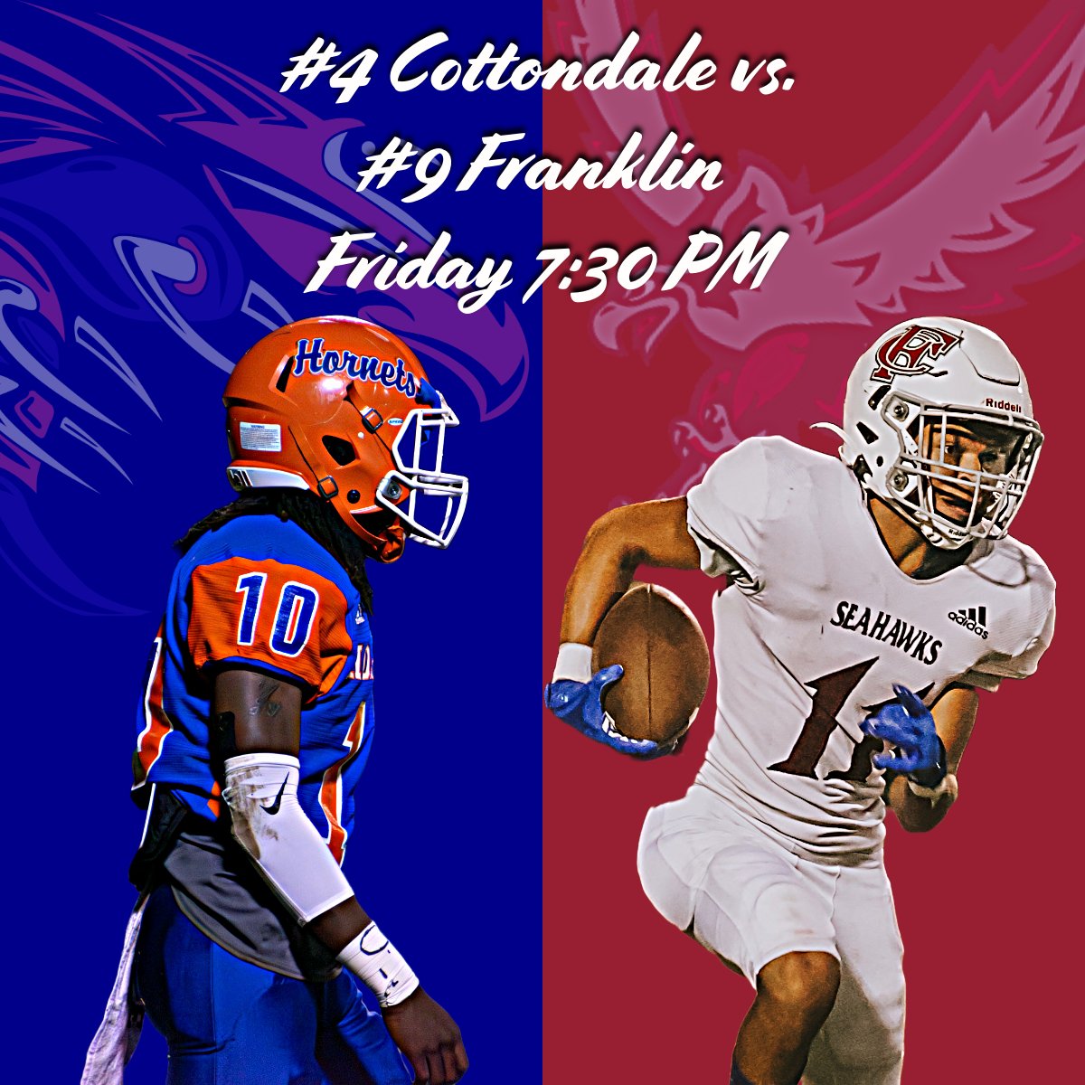 Ready to get to work this week! Excited to see my kids compete! We will have to practice solid this week to give ourselves a chance!

Undefeated 5-0 Cottondale vs Undefeated 5-0 Franklin County

* Rankings based on <a href="/FHSAA/">FHSAA</a>