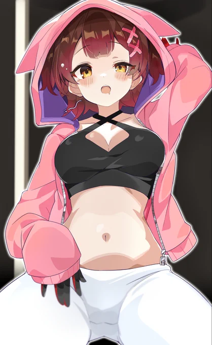 #ロボ子Art リラックスタイム衣装のロボ子さん可愛いよね 