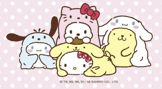 lovesickdoe's tweet photo. sanrio characters dressing up as eachother https://t.co/oteN9K5J9R