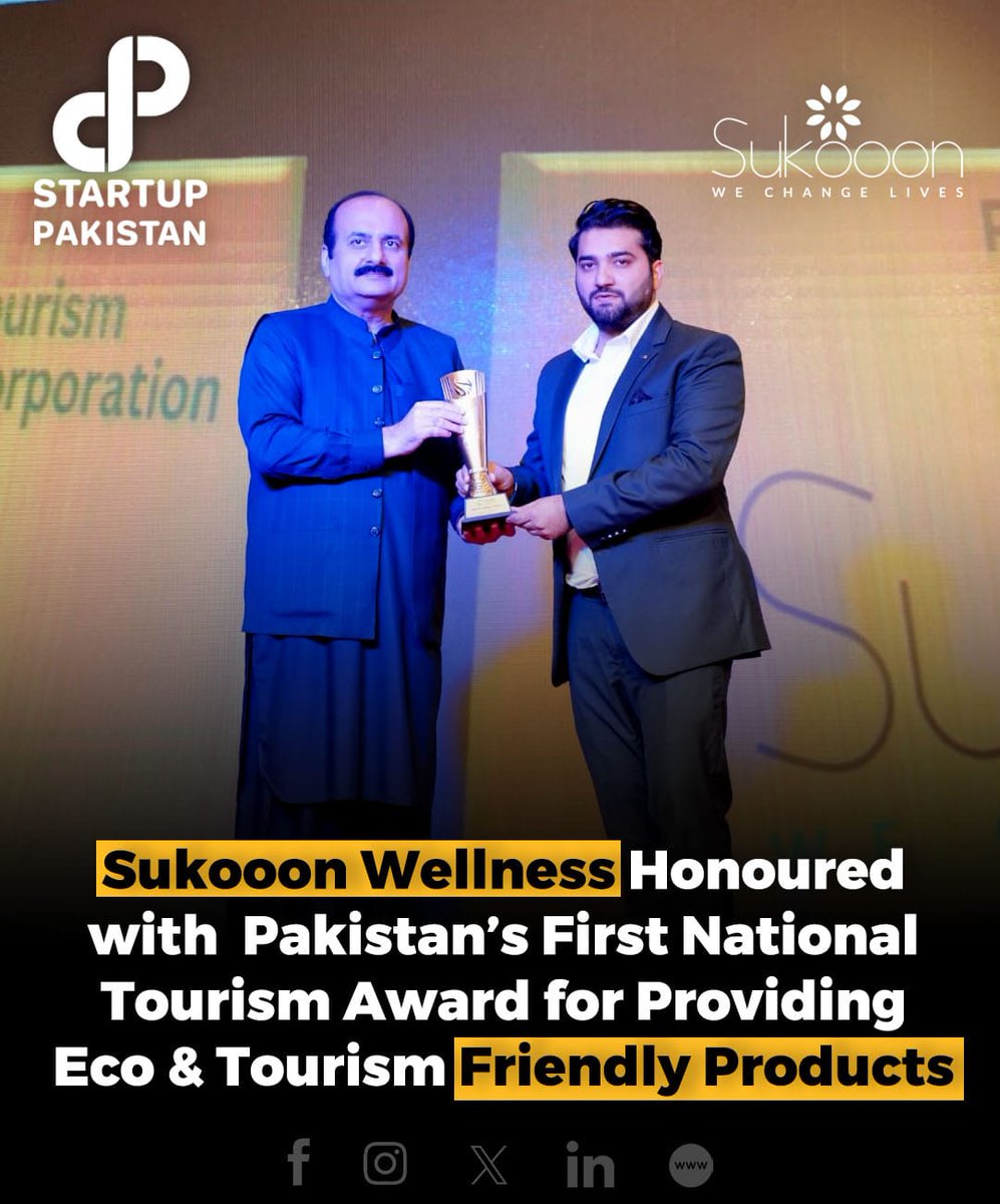 PakStartup's tweet photo. Sukooon Wellness: Pioneering Eco-Friendly Tourism in Pakistan
We acknowledge Sukooon Wellness, a trailblazer in promoting nature-based solutions, has consistently championed the importance of organic and natural products.  

Read More Details: https://t.co/GIv5iabAzM

#sukooon https://t.co/rdSFn9fQeJ
