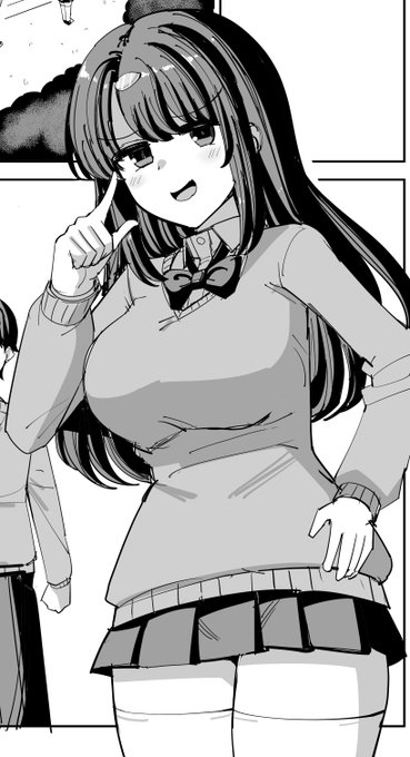 可愛く描けたのでペタリです!
(来月更新の漫画です) 