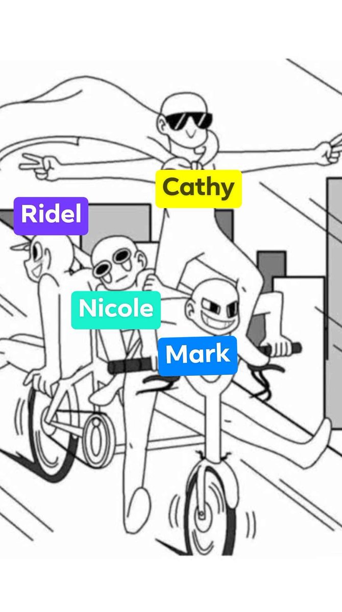 Tapsi___'s tweet image. Bike gang!! #untilthengame #untilthen meme inspo was requested from the untilthen discord xD