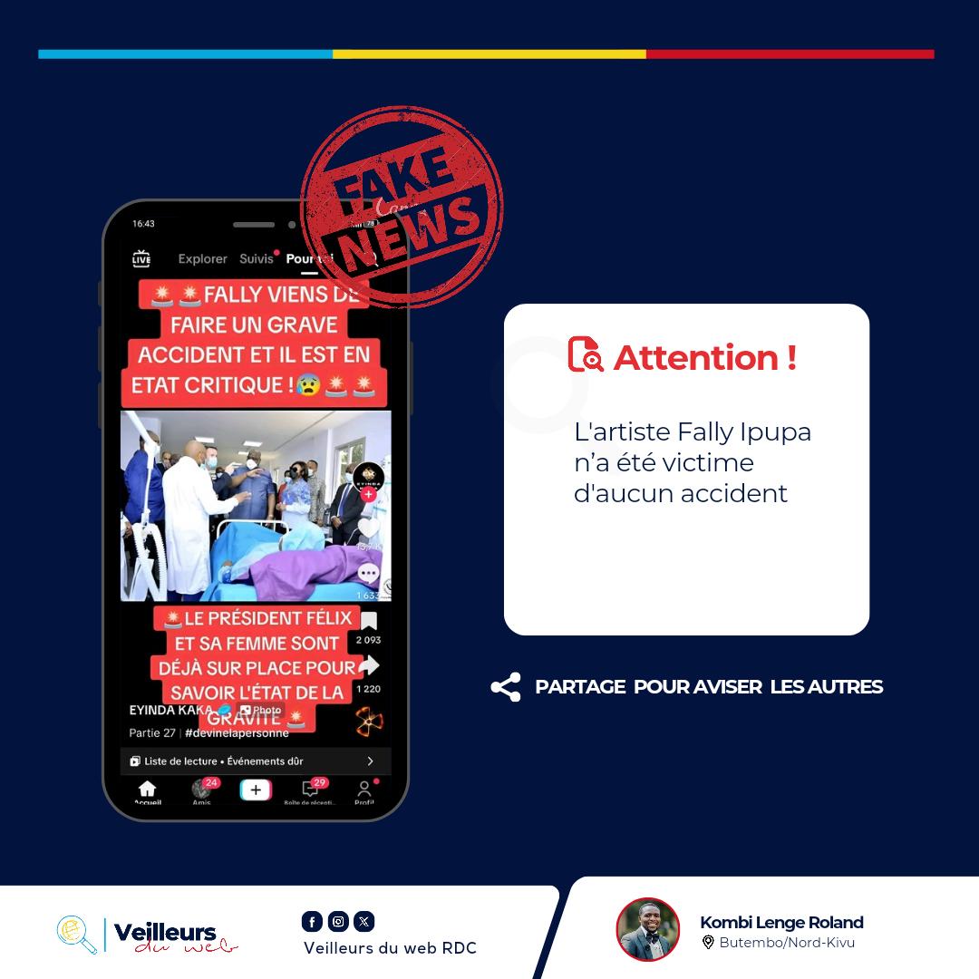 veilleursduweb's tweet photo. Faux, l'artiste Fally Ipupa n’a été victime d'aucun accident 

Les détails via ce lien👇
https://t.co/nqthpwI5Fk https://t.co/KXhU9cNABc