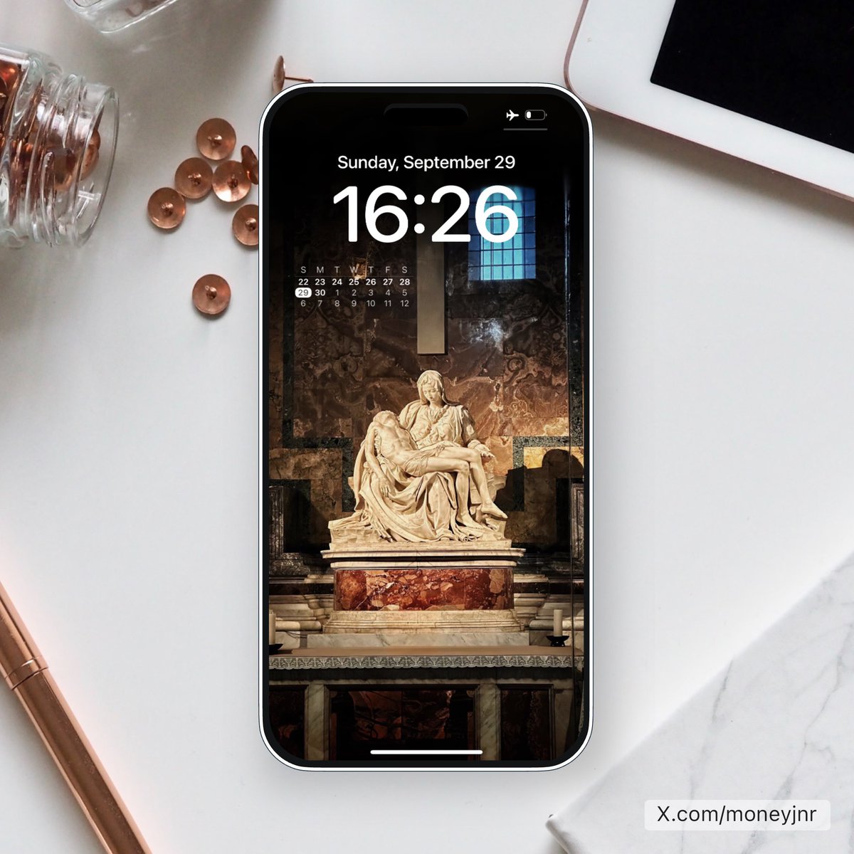 moneyjnr's tweet image. Madonna della Pietà wallpaper