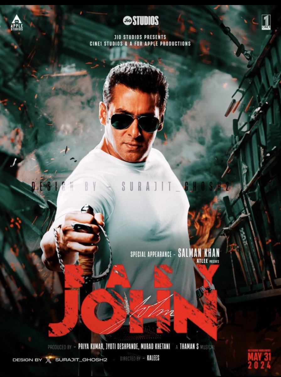 BeingSKFan_Club's tweet photo. #SalmanKhan's entry with a powerful background score by @MusicThaman and direction by @Atlee_dir in #BabyJohn will explode in theatres this Christmas. I can't wait to witness the euphoria. #BabyJohn is undoubtedly the most anticipated film of the year, surpassing even #BB3 🔥❤️‍🔥 https://t.co/my6NjChcca