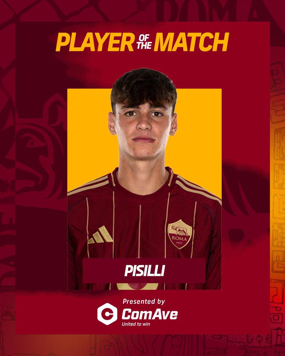 🗳️ | Retweet this if Niccolò Pisilli was your Player of the Match against Venezia!

Presented by <a href="/ComAve_Official/">ComAve - Where Fans Win</a>

#ASRoma | #RomaVenezia