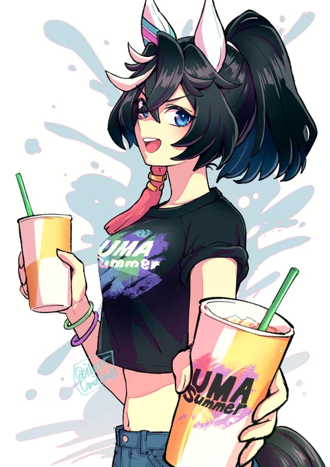 #今月描いた絵を晒そう
一応4枚(?)🥴 