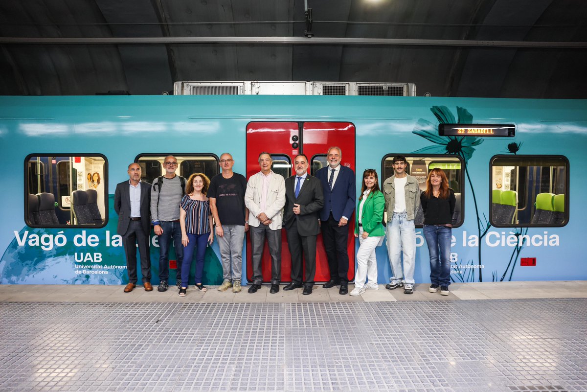 VirginiaLuzon's tweet photo. Molt orgullosa del premi Prismas dels Museus Científics d’A Corunya com a Millor Projecte singular per al Vagó de la Ciència de la @UABBarcelona i els @FGC. Un gran reconeixement per una iniciativa pionera 🔝🎉

https://t.co/SuJrWXQlaj

#UAB #prismas https://t.co/9zp4yWt2MX