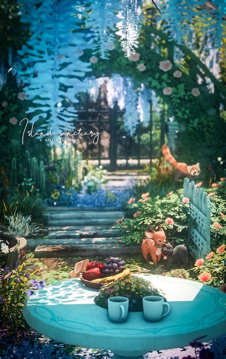 len_xiv's tweet photo. 動物たちの楽園
#FF14風景 https://t.co/ZMzAMA8seO