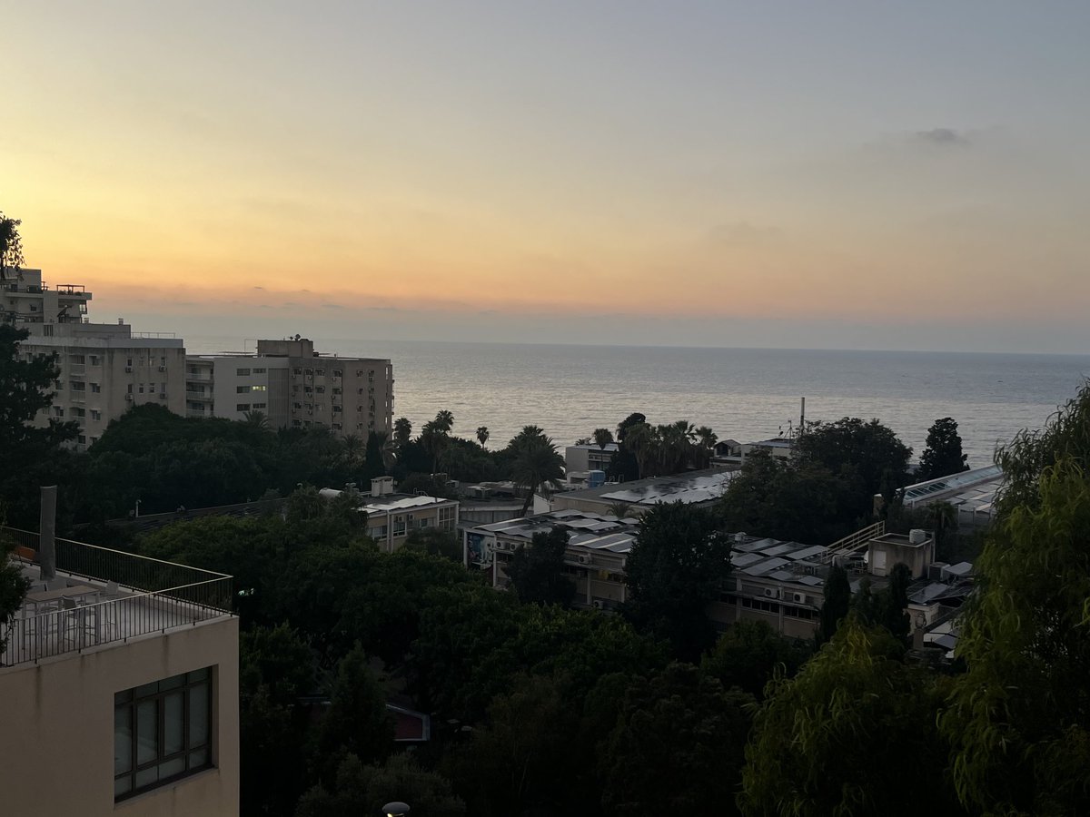 #Beirut- The sea and sky are still as beautiful and the wind flows… but the city smells of sulfur and the background is loud with the sound of a buzzing drone. War is here, in every aspect of our lives-