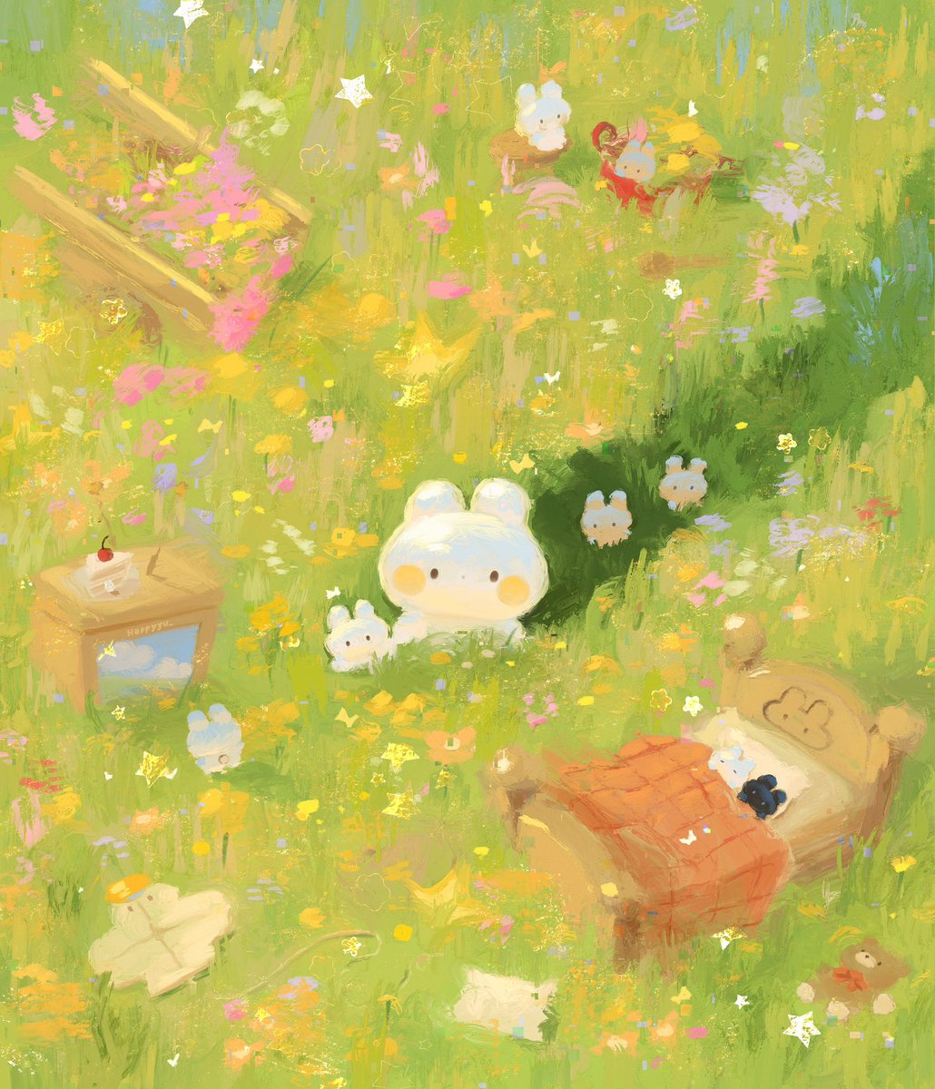happyyu_'s tweet image. ꕤ*.ﾟ🐰🌾🍃⟡.·