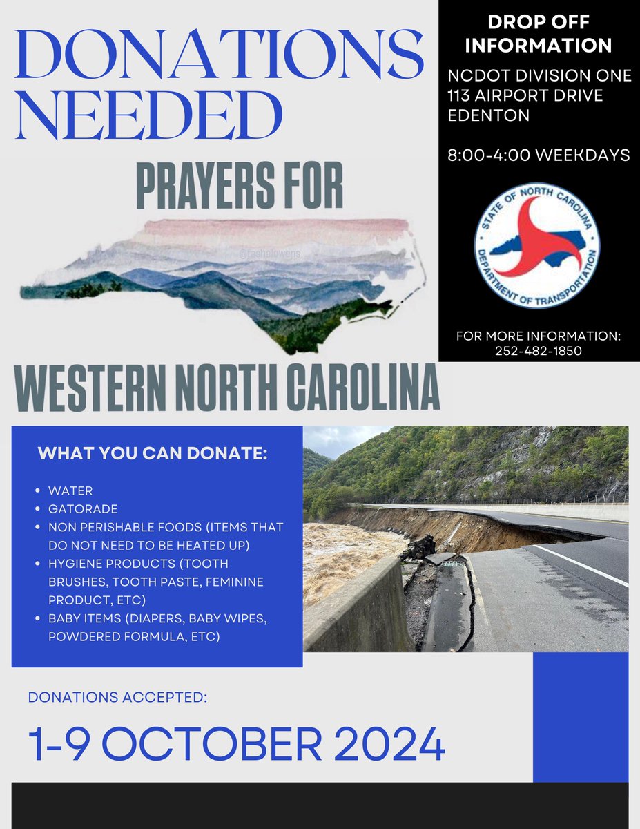 NCDOT NC12 tweet media