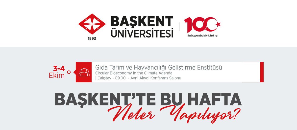 Üniversitemizin bu hafta gerçekleştireceği etkinliklerimize tüm öğrenci ve mensuplarımızı bekliyoruz⚪️
.
.
.
#başkentüniversitesi #etkinlik