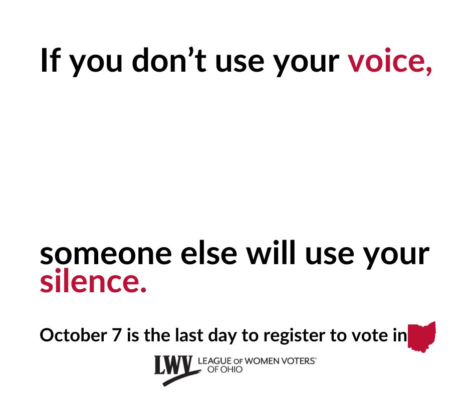 League of Women Voters of Ohio tweet media