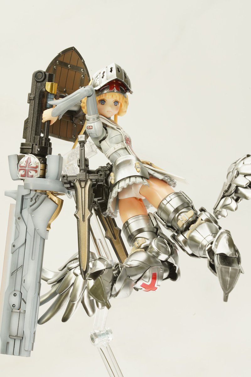 vond_tc's tweet photo. [Max Factory 神翼天空騎士 ユリ・ゴッドバスター (28歳・独身)] - その2
作成：M.E.K. @mekmk1

「大空ゆり」が頑張って演じていると思うと恋しくて萌死。
#ゴッズオーダー #GODZORDER https://t.co/g1pl6GCoQl