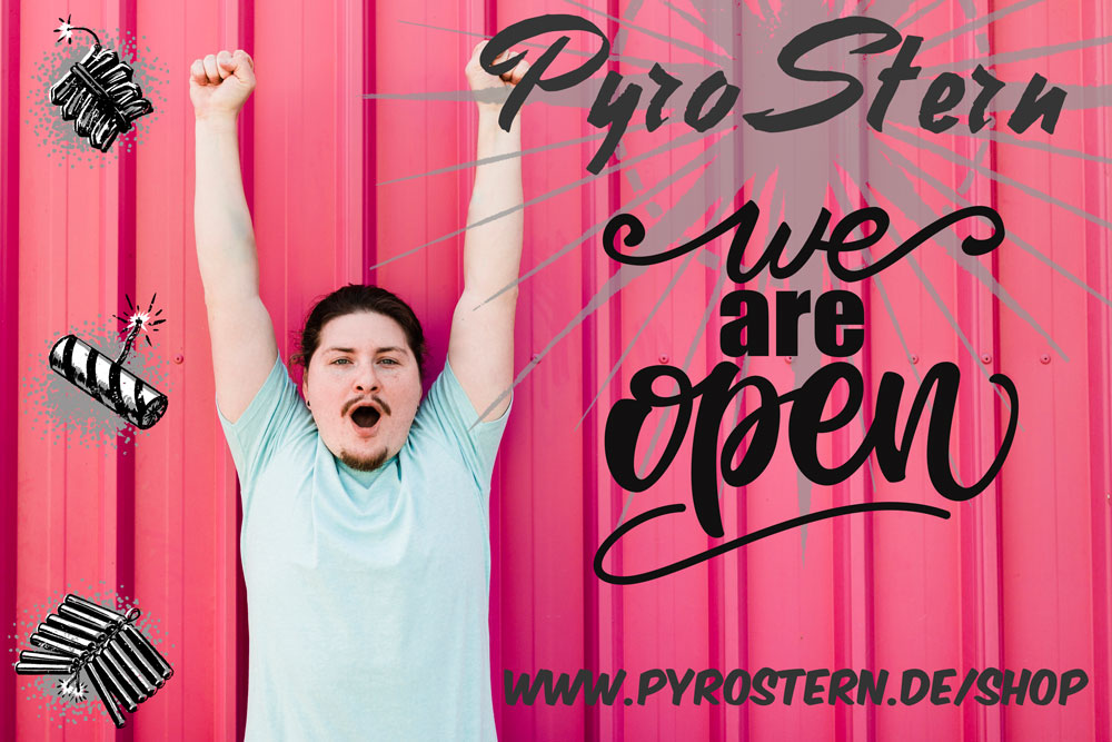 PyroStern's tweet image. Jepp! We're open 😘

Auch wenn es sonnig und warm ist, naht Silvester und ihr könnt den Himmel bald wieder strahlen lassen 🤩
 
Silvesterfeuerwerk findet ihr in unserem Feuerwerkshop: pyrostern.de/shop

Schaut vorbei.