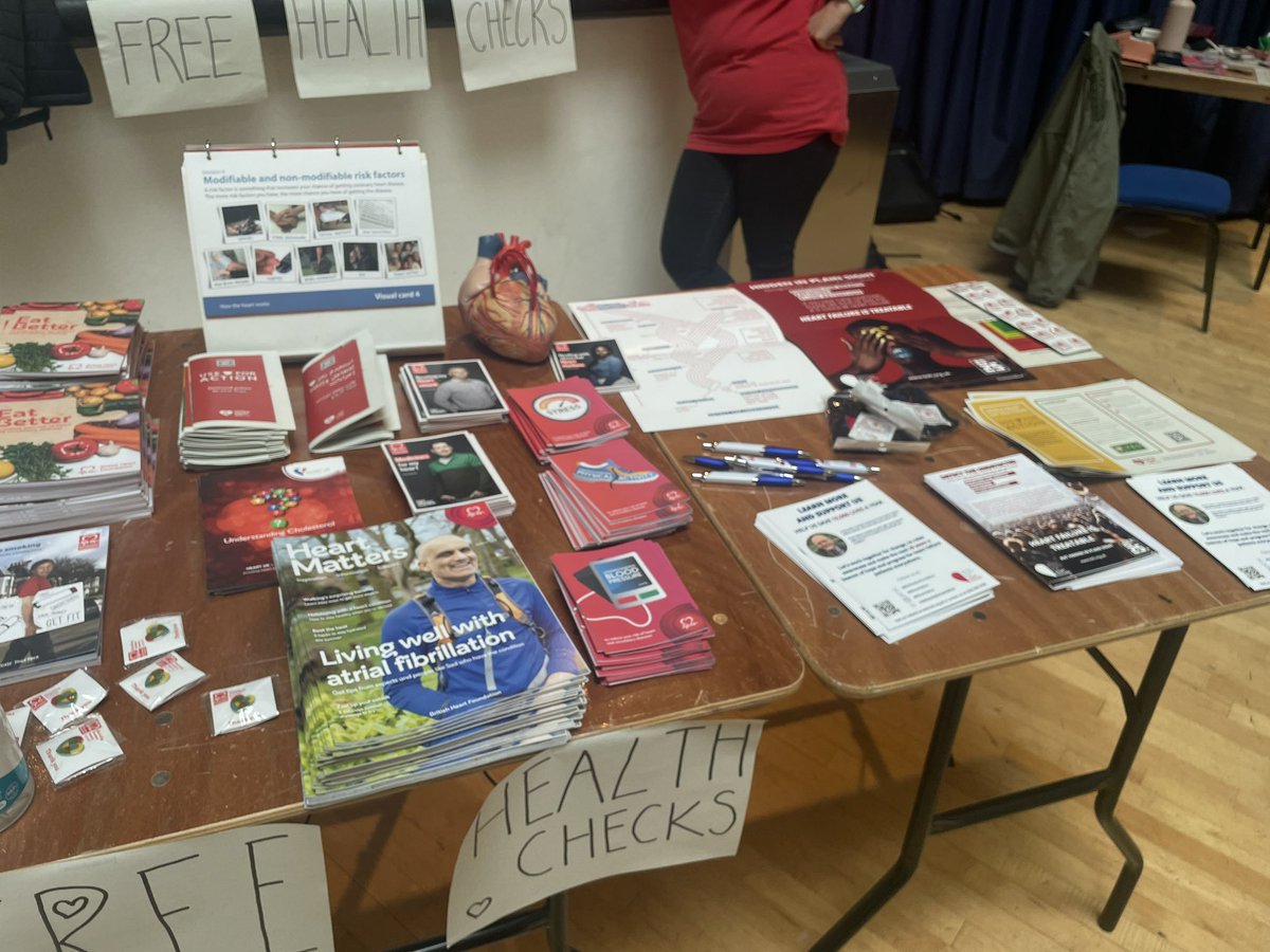 PoppyBrooks1's tweet photo. Fantastic community event today in Ilfracombe for #WorldHeartDay2024 

Thanks to @OneIlfracombe for organising and for your ongoing collaboration! 

#DetectTheUndetected 
#25in25 https://t.co/qeSOIcoSqL