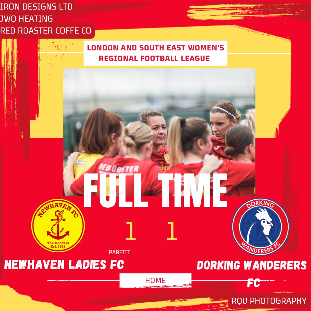⚽️🔴🟡 FULL TIME!

Full time here at The Trafalgar Ground and The Dockers have earned a hard fought point off of top of the table. 

A great performance and an instant come back from Parfitt after going 0-1 down. 

#COYD