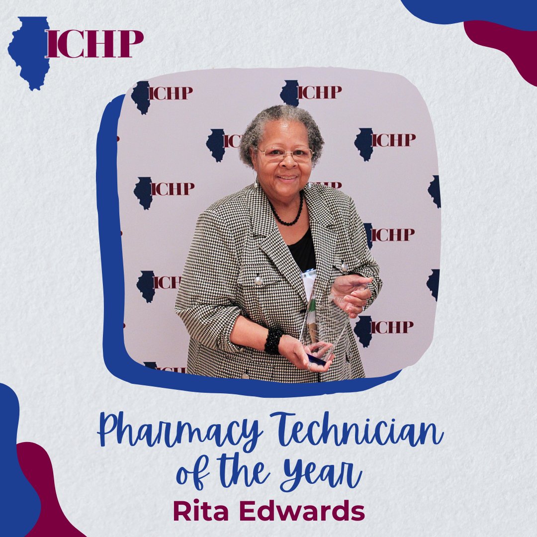 ichpnet's tweet image. The 2024 #ICHP Pharmacy Technician of the Year Award winner is Rita Edwards!  Rita has excelled in her role as a technician, but has also made enduring contributions to patient care, professional education and pharmacy operations!  Congratulations, Rita! #Pharmacy #RxTech
