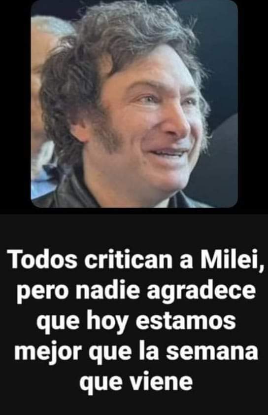 JuanPH73's tweet photo. Los argentinos somos tan desagradecidos... 🤣🤣🤣

#FueraMilei #ElPeorGobiernoDeLaHistoria 
#ElPeorPresidenteDeLaHistoria https://t.co/TZrPppYikD
