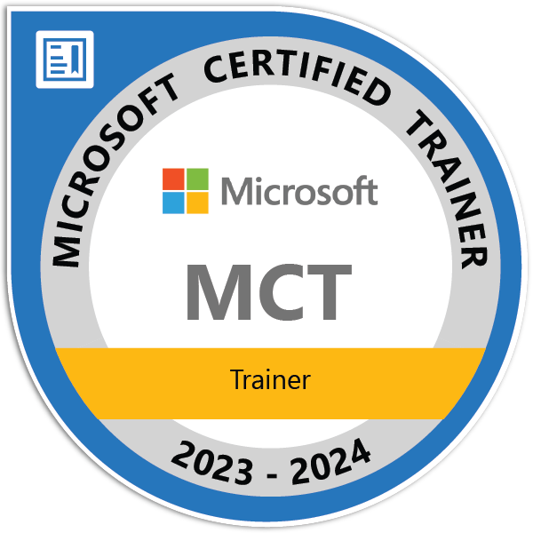Are you a Microsoft Certified Trainer (MCT)?

Did you know that there is "Required MCT Action" which needs to be done by September 30, 2024?

Check the MCT Lounge for more info.

I didn't receive an email about this. Props to my good friend <a href="/kevkelly/">Kev Kelly</a> for giving me the heads-up!