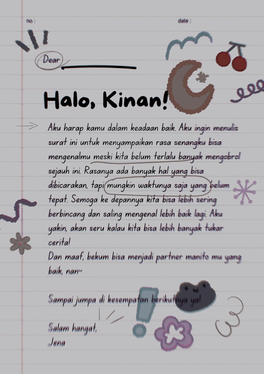 AtmaKhalis's tweet photo. @cielespoirme ⠀
⠀
Hebat banget @parasrupawan bisa nebak siapa manitonya. Padahal aku sendiri kebingungan harus ngapain, jadinya cuma bisa jb-jbin kamu aja walau enggak sesering itu. Ini hadiah dan surat buat kamu, semoga suka ya~
⠀
⠀ https://t.co/9RenmLGfRq
