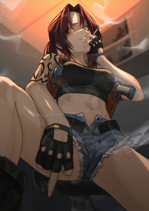 29日目 レヴィ(豊口めぐみ)/BLACK LAGOON#100日チャレンジ 