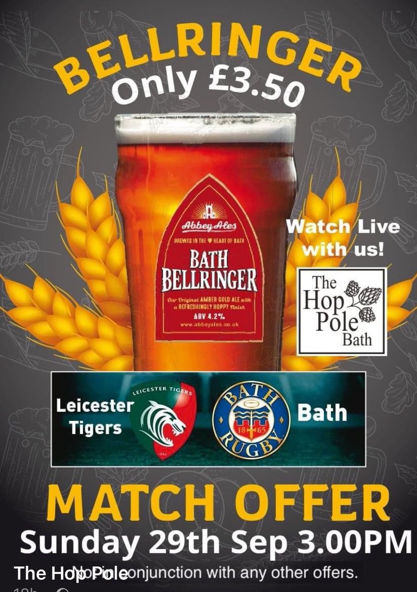 Live at the Hop Pole! Bellringer only £3.50