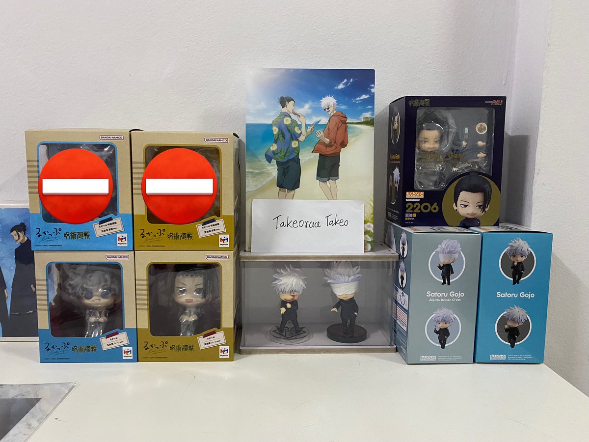 babedostore's tweet photo. หมดใจจะไปต่อ ปล่อยของโกะโจ เกะโท ทั้งหมดที่มีในภาพยกเว้นที่ปิดไว้ค่ะ ราคาในเมนชั่น ขอภาพเพิ่มเติมทักเดมได้เลย ส่วนมากเป็นมือ1 กับ 2 สภาพตั้งโชว์

#ตลาดนัดจจส #ตลาดนัดjjk https://t.co/3fKwvYL9O4
