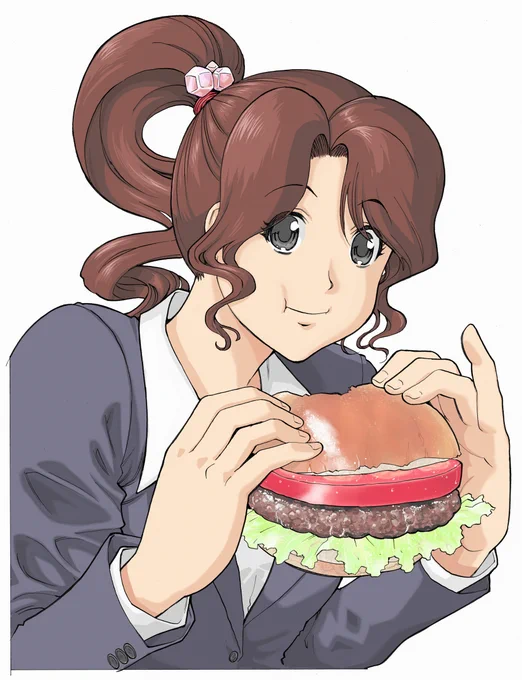 過去絵。本日のバーガー 