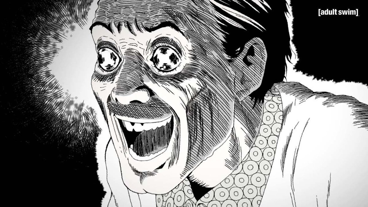JunjiItoFR's tweet photo. Ça y est : le premier épisode de l'anime Uzumaki est disponible sur Max ! https://t.co/KntmMBG8er