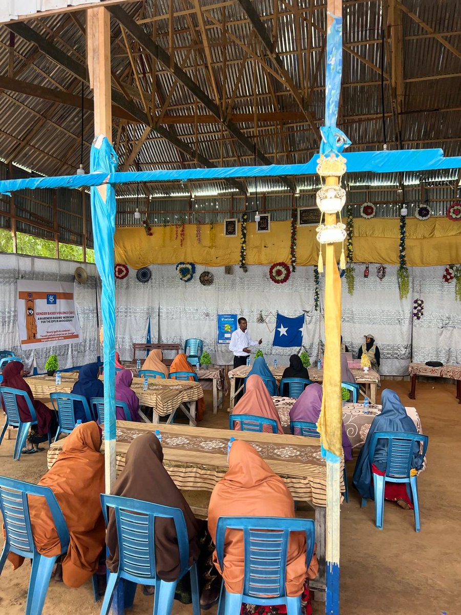 Today, MEAL conducted (GBV) awareness-raising session for the displaced communities in Mogadishu
we remain committed to protecting the most vulnerable populations &amp; creating safe spaces for displaced women and girls. 
#EndGBV #WomenEmpowerment #IDPs #Somalia