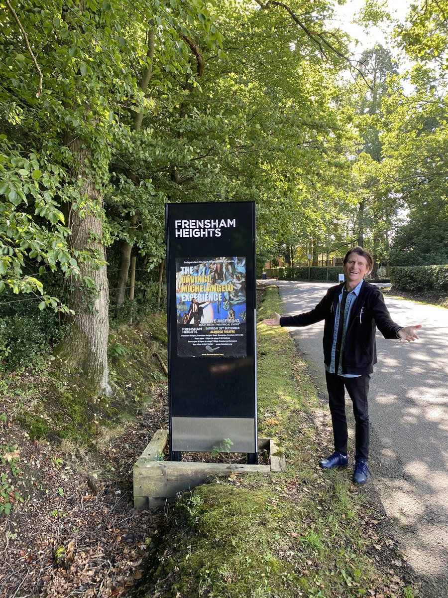 This was on the road heading to the <a href="/FrenshamHeights/">Frensham Heights</a> at the Aldridge Theatre! How cool is this?! See you soon <a href="/bloomstheatre/">Bloomsbury Theatre</a>