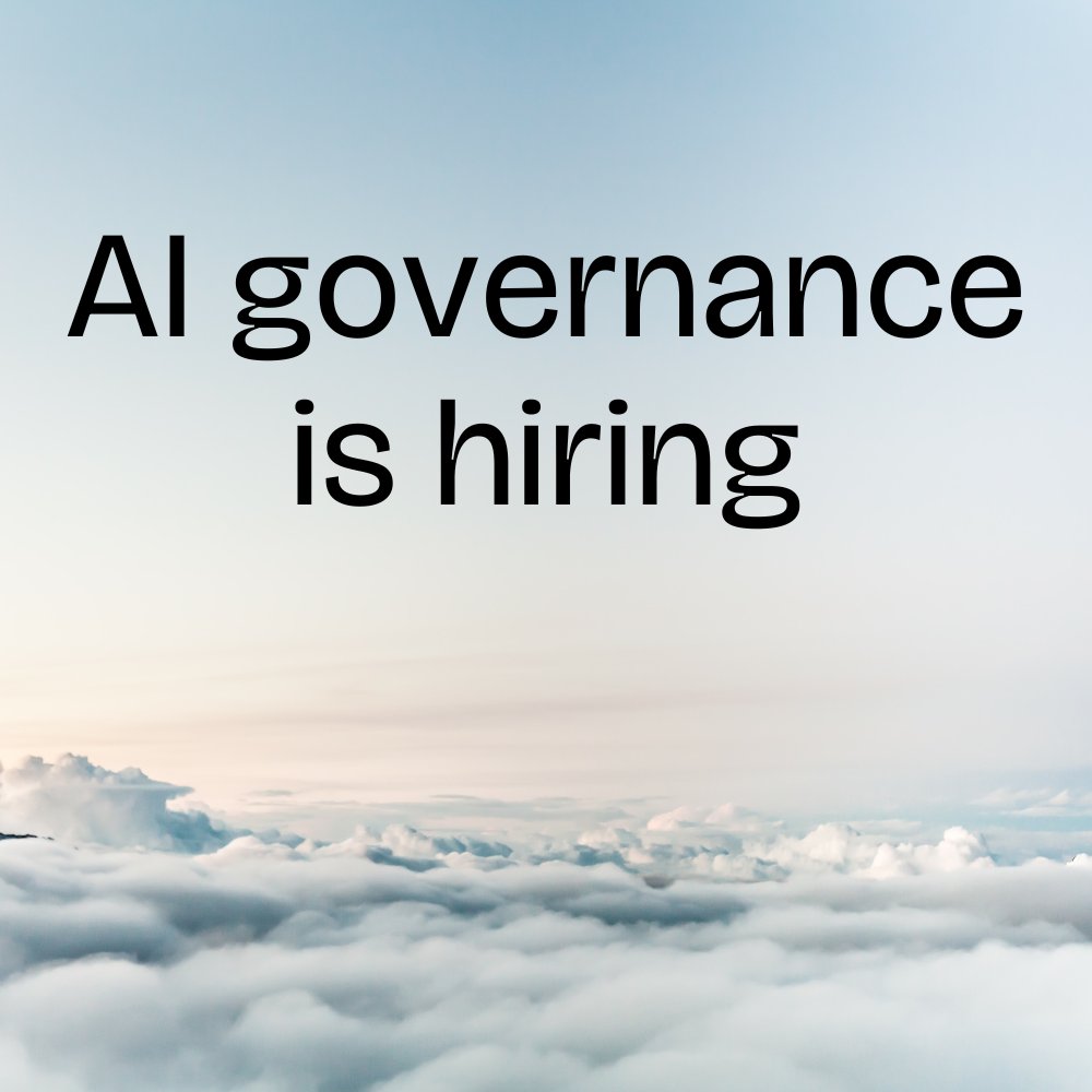 LuizaJarovsky's tweet photo. 🚨 AI Governance IS HIRING! Below are 18 NEW opportunities in 🇪🇸🇺🇸🇭🇰🇩🇪🇮🇪🇬🇧🇵🇹🇮🇳🇨🇿🇩🇪🇸🇬🇦🇺🇯🇵 posted in the last few days. Bookmark, share, and be an early applicant: https://t.co/zyNsFHiUe8