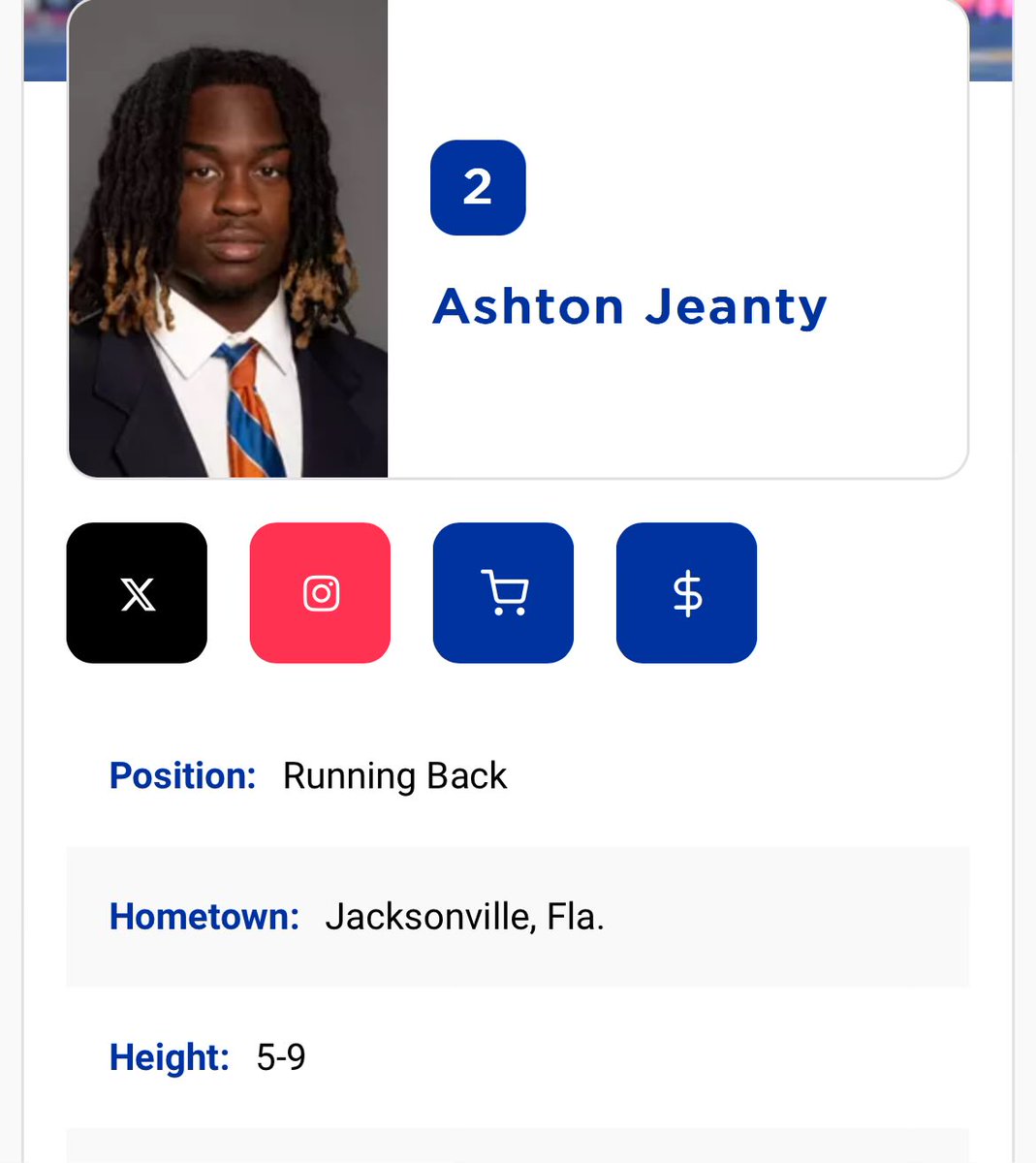 The best RB in college football, right here from the crib man. 9️⃣0️⃣4️⃣