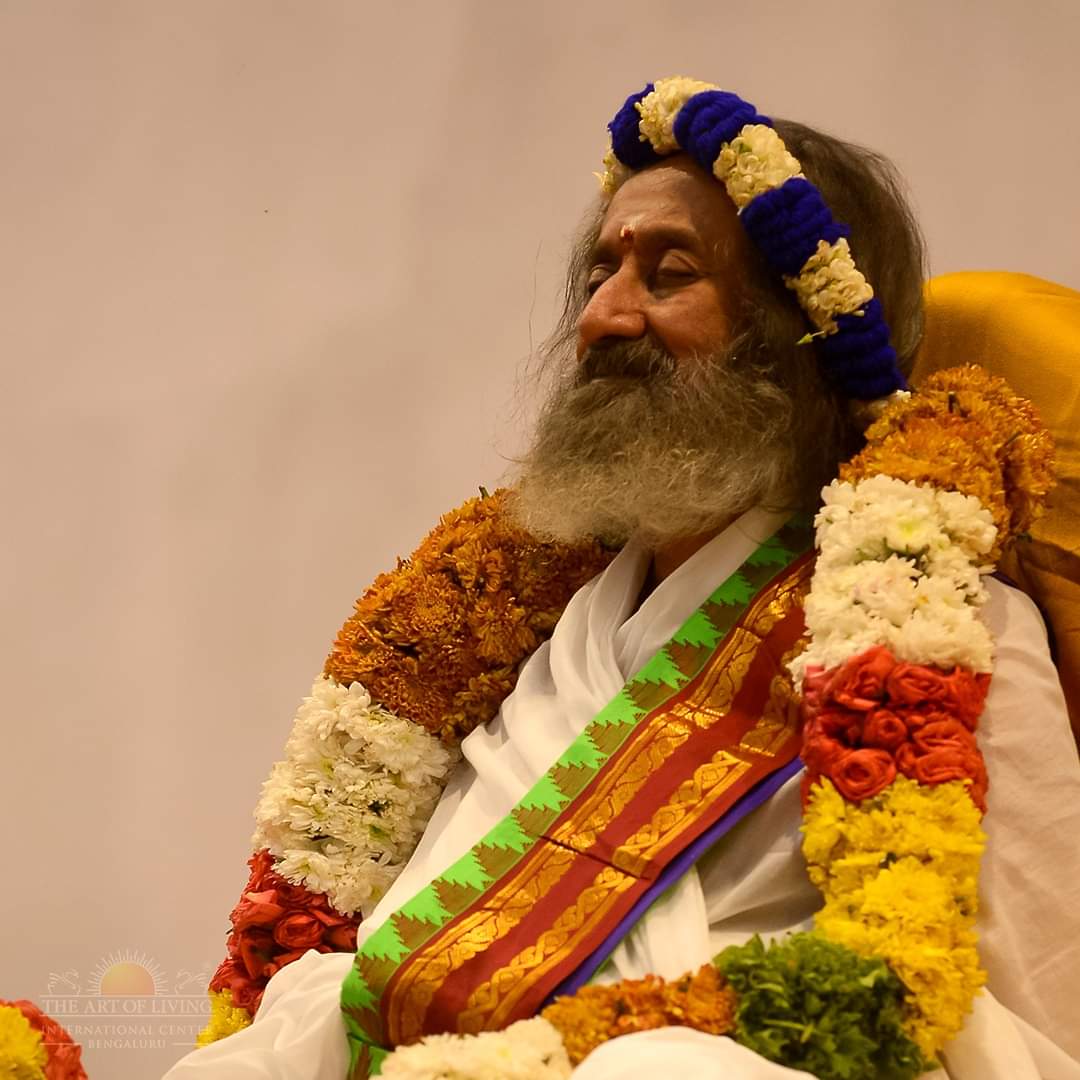 i_am_a_sadhak's tweet photo. "Navratri - The Nine Nights of Newness" - #Gurudev @SriSri Ravi Shankar ji 

The nine nights of Navratri are here again and they are very precious. They are enriched with subtle energy. During these days, the nine forms of Devi Shakti (female divinity) are worshipped. Sixty-four impulses of the Divine Mother govern the subtle creation and are responsible for restoring all earthly and spiritual benefits. These impulses are contained within everyone’s awakened consciousness. The nine nights of Navratri are celebrated to rekindle those divine impulses and to renew the inner depths of our lives.

Navratri purifies the individual consciousness and then the universal consciousness of creation. The Devi is not somebody holding a big ‘trishool’ (trident). She is a form of energy, a manifestation of the Divine itself. There are many stories on how the Divine Mother appeared to restore peace and order by slaying the asuras (demons). These asuras are symbolic of the negative forces that can overtake us anytime. Navratri is the celebration of the prana (spirit) which alone can destroy these asuras. When you are full of enthusiasm and energy, none of these asuras can be with you.

Navratri purifies the individual consciousness and then the universal consciousness of creation.

Nav also means new. These are nine new nights. As we take nine months in our mother’s womb, before we are born, we take these nine days to go back to our source. This period is to be spent in meditation, satsangs (music), silence and knowledge. Each day has special implications and yagnas and poojas (prayer ceremonies) are performed.

Normally during Navratri people do Upavaas (fasting). Actually, upavaas means ‘sitting close’- to the Self, the Master, the Divine. And when you are close to yourself, you are in so much bliss, that you forget to eat or drink. You do not have to fast to please God. Do it to purify your body and mind.

The diverse aspects of the Holy Spirit are invoked during these nine days and all the bad karmas and impressions are washed away. So be within yourself and pray that at the end of the nine-day Aradhna (worship and prayer), let there be freshness and newness in all of us.

The Nine Nights of Navaratri

Navaratri means nine nights and the new night. Creation happens in darkness, in the womb of the mother and underneath the soil. Nine months in the womb are like nine long nights where the spirit takes human form.

Night provides rejuvenation and rest. People come home from work at night and celebrate, rejoice, and pray. At night, the entire creation goes to sleep, including the Ashram night watchman (laughter!). The nine nights of Navaratri are celebrated to rekindle those divine impulses and to renew the inner depth of our lives.