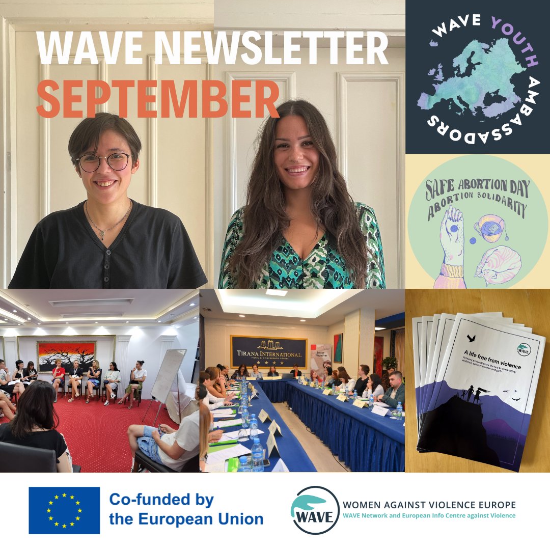 WAVE_europe's tweet photo. With just one day to go until #WAVECon2024, take a moment to catch up on our latest #WAVEnewsletter! Dive into key happenings within and beyond WAVE in September 2024. Subscribe now: https://t.co/dTgyzbKMi0
#endVAWG
*newsletter archive on our website: https://t.co/lAG2cMMjn2 https://t.co/VphkN51azQ