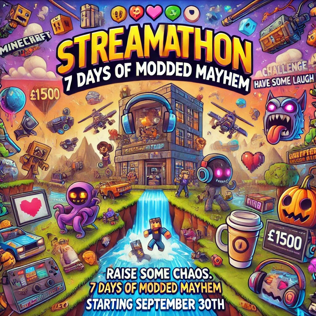 Got burning questions about Minecraft Modded Madness? 🔥

Join me LIVE on Twitch tonight at 7 PM GMT for a Q&amp;A session! 🎙️

Ask me anything—game plans, mod choices, or why I thought this was a good idea in the first place. 😂

See you there!

#Minecraft #ModdedMadness #Twitch