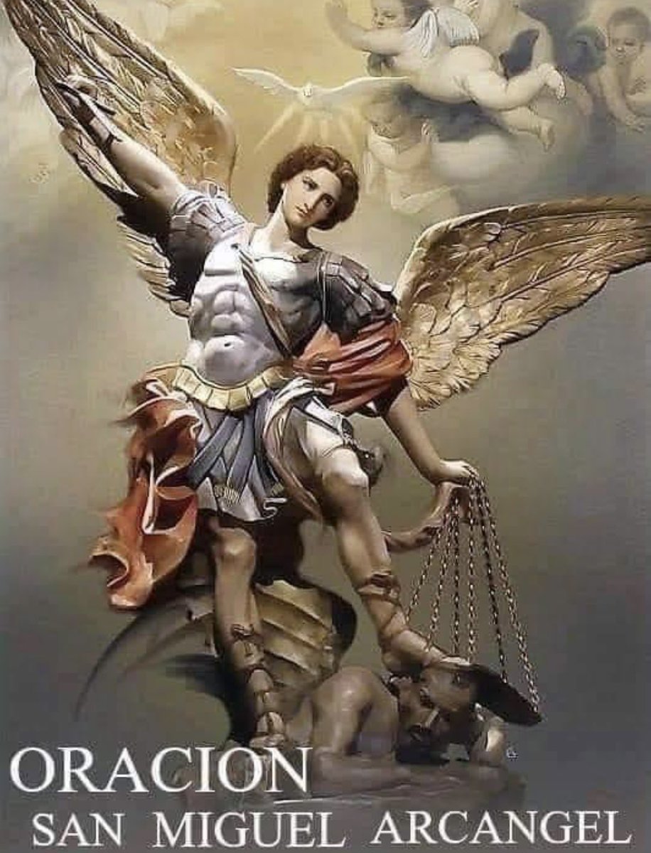 Sololuz5's tweet photo. YO (di tu nombre)
Desde el centro de mi alma, que es mi corazón, pido que el amado ARCÁNGEL MIGUEL y su ejército de ÁNGELES envuelvan de protección el aura de mis seres queridos y la mía también y nos libere de toda situación y energía negativa.
MI AMADO MIGUEL... sitúa tus ÁNGELES arriba, abajo y a los costados de mi hogar.
Qué la poderosa luz azul despeje todas las trabas que me impiden llegar a mis sueños.
Gracias por tan maravillosa protección
Hecho está !!!!
QUIEN COMO DIOS, SOLO DIOS !!!
Amén !