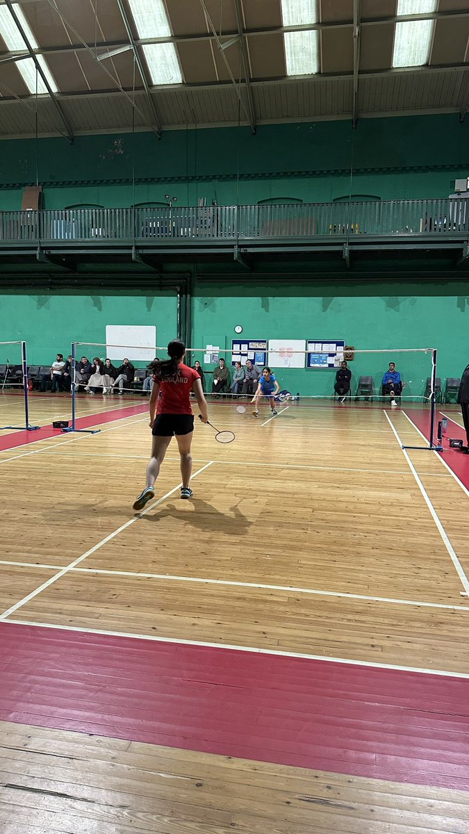 Women’s singles final underway at the Yorkshire Senior Championships. Both finalists are junior players 😊
<a href="/babolat/">Babolat</a> <a href="/BadmintonEnglnd/">Badminton England</a> <a href="/york_ri/">York RI</a>