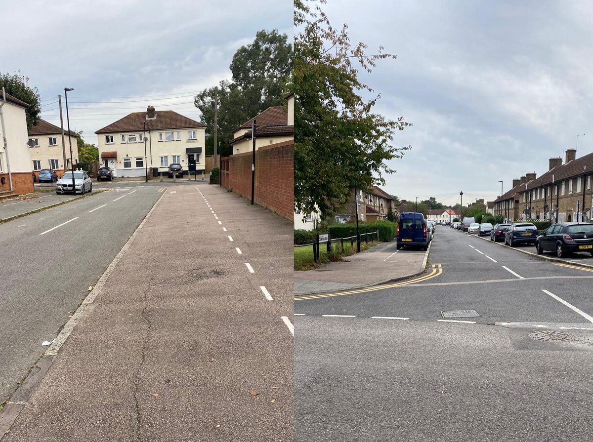 It’s abundantly clear the hierarchy of travel on these streets. 

Pedestrians relegated to the narrow paths, while cars dominate the landscape. 

We need to rethink how we design our streets to prioritise people over vehicles.
