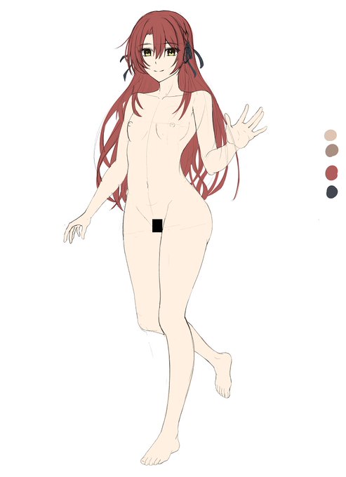 服なし差分忘れてました。 